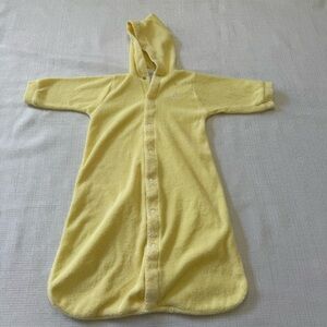 Dior Baby Newborn Sleep Sack Sleepwear Yellow VINTAGE Unisex Neutral Pajamas PJs
